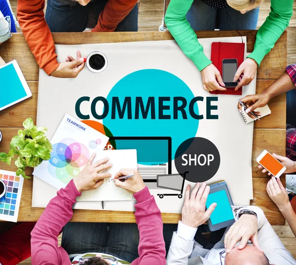 Commerce Shopping, Marketing Concept — Stock Photo, Image