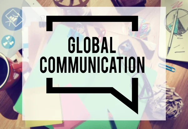 Global communicatieconcept — Stockfoto