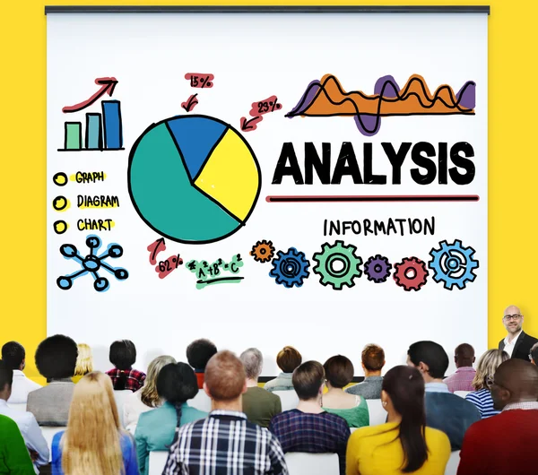 Análisis, Información de Datos, Concepto Estadístico —  Fotos de Stock