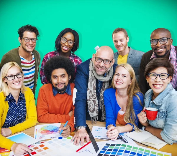 Reunión Concepto de Conexión Corporativa —  Fotos de Stock