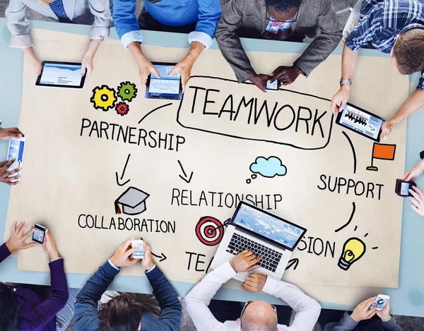 Team Teamwork Collaboration Concept — Stock Photo, Image