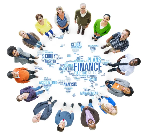 Gruppen för och Global Finance koncept — Stockfoto