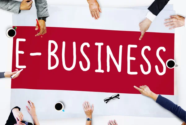 Concetto di Marketing digitale E-business — Foto Stock