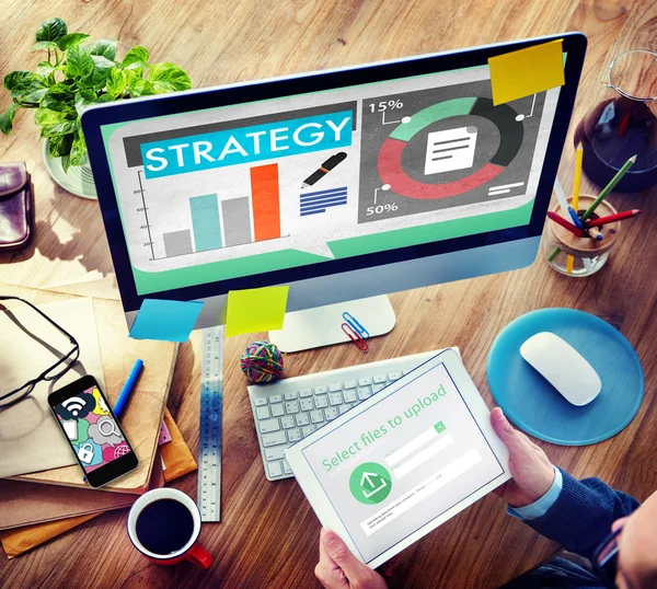 Strategie en Marketing ideeën — Stockfoto