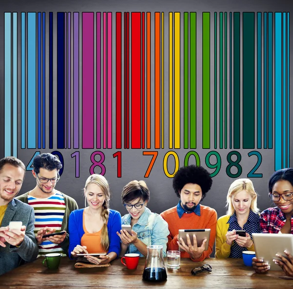 Bar Code Price Tag Concept — Stock Photo, Image