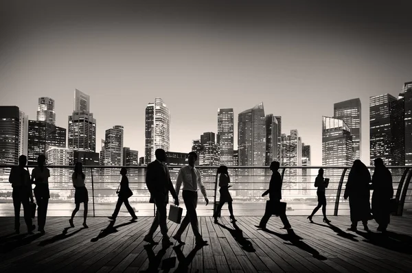 Business People walking — Stock Photo, Image