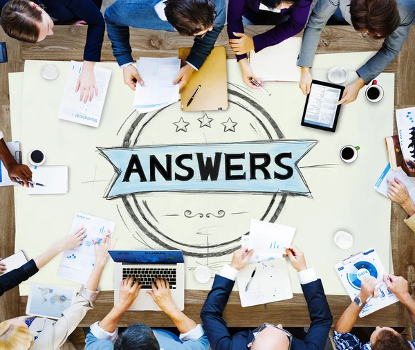 Answers, Suggestion Concept — Stock Photo, Image