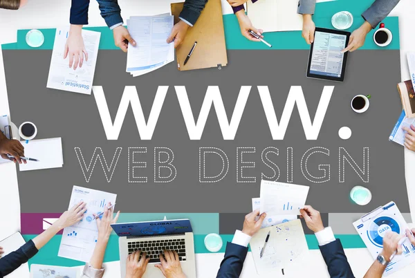 Projektowanie stron internetowych i Web Development — Zdjęcie stockowe