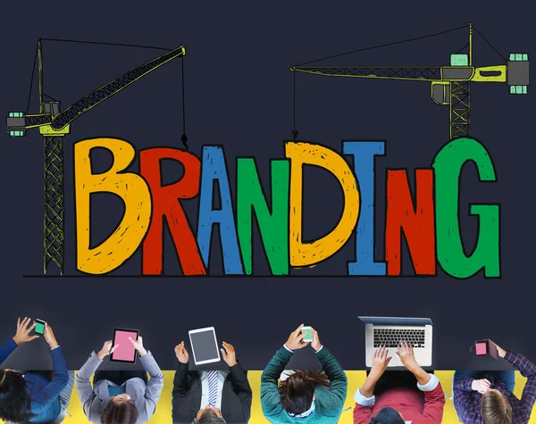 Branding, varumärke koncept — Stockfoto