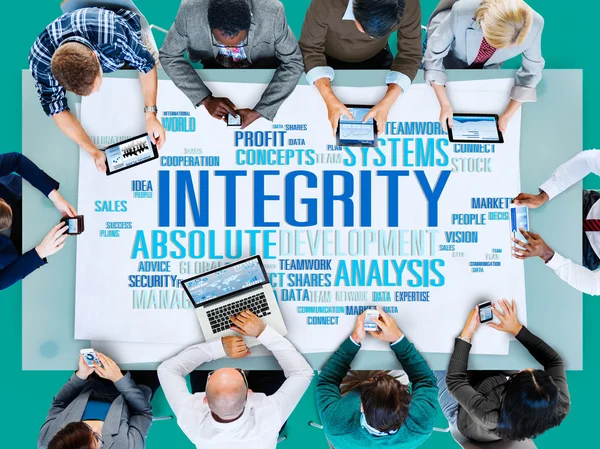 Intégrité, concept d'analyse des services — Photo