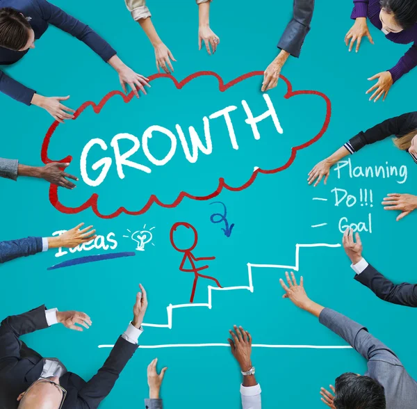 Concetto di pianificazione della crescita — Foto Stock