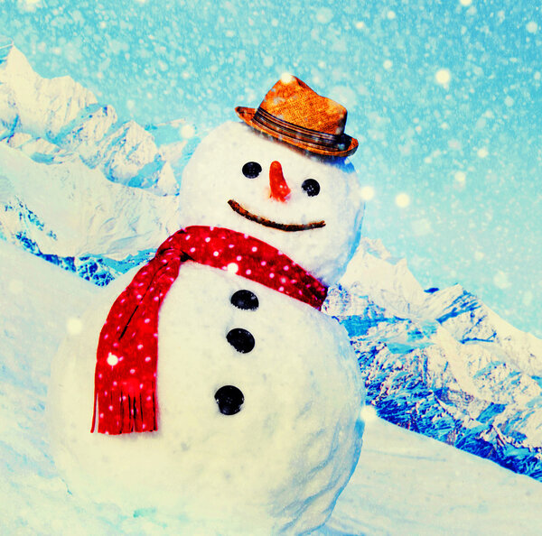 christmas funny Snowman