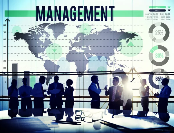 Menedzsment vezetői képzés koncepciója — Stock Fotó