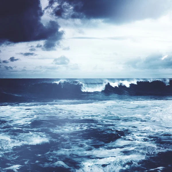 Praia Shore Coastline Storm Wave Concept — Fotografia de Stock