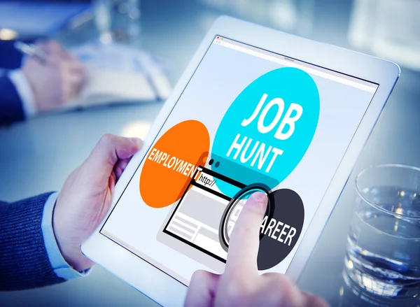 Job Hunt, Employment Career Concept — Stock Photo, Image