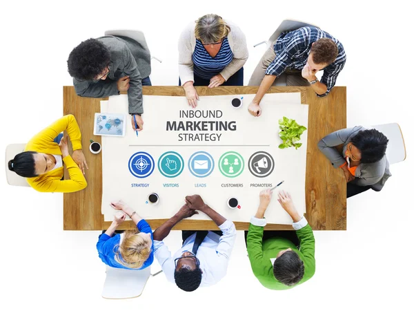 Inbound-Marketingkonzept — Stockfoto