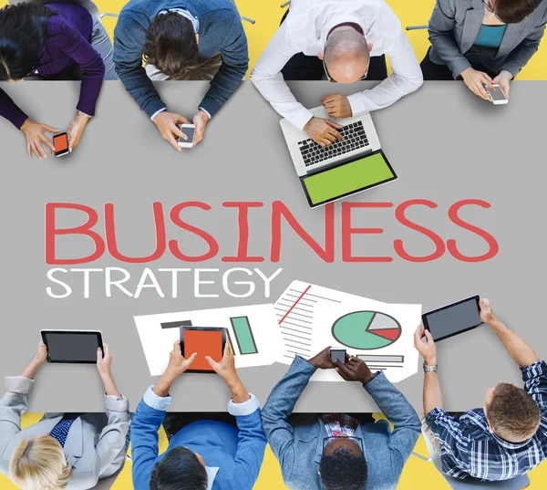 Plan operacji Marketing strategii firmy — Zdjęcie stockowe