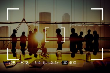 İş Adamlarının Silüetleri