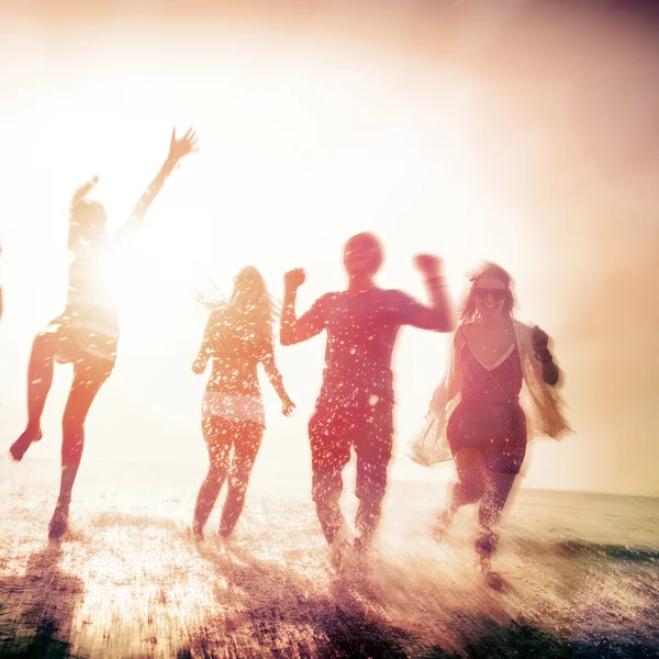 Friendship Freedom at Beach Concept — Stock Photo, Image