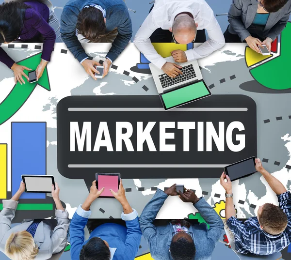 Marketing Strategie Branding Konzept — Stockfoto