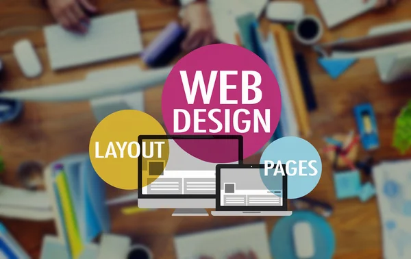 Concetto di Web design — Foto Stock