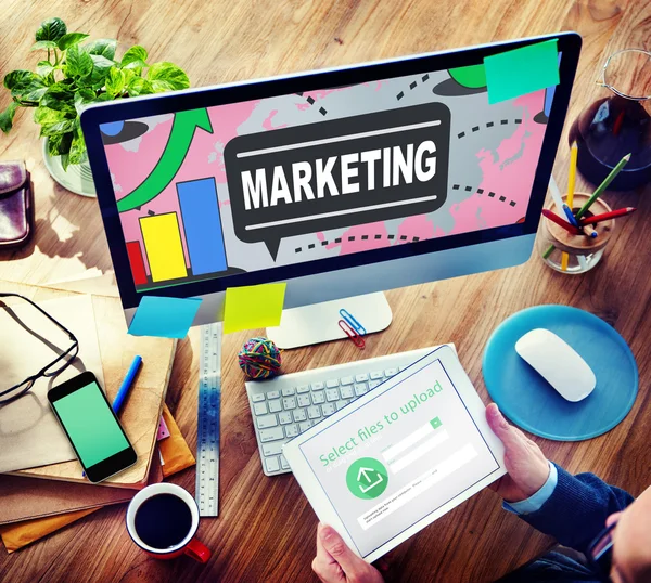 Marketing Strategie Branding Konzept — Stockfoto