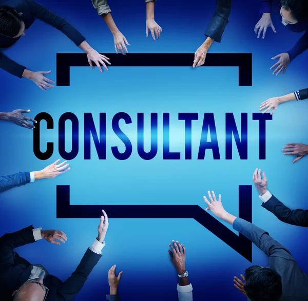 Consulente Consulente Concetto Informativo — Foto Stock