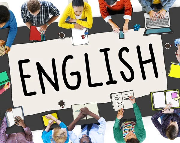 Engels taal onderwijs Concept — Stockfoto
