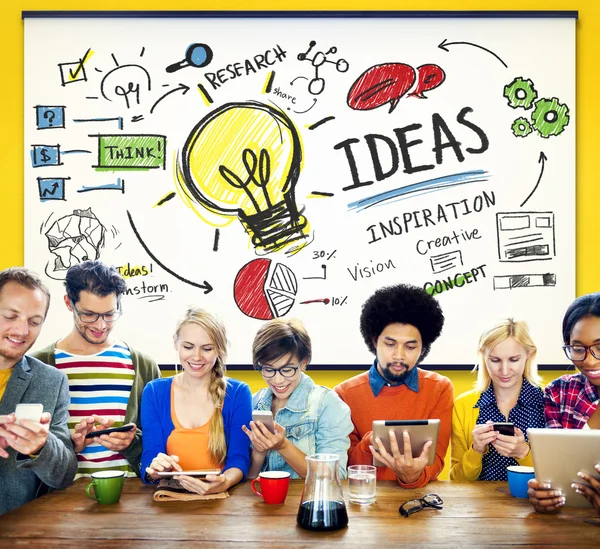 Ideas Conocimiento de la creatividad, Concepto de inspiración — Foto de Stock