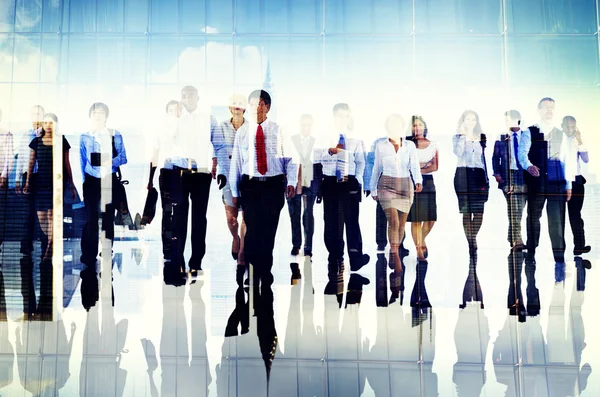 Business People walking — Stock Photo, Image