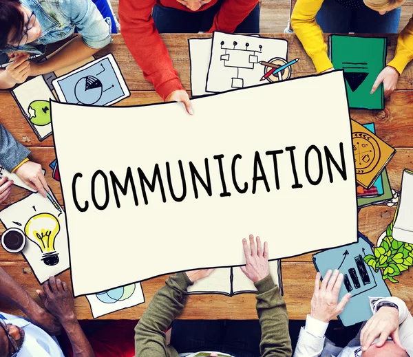 Group of Diversity Business People and Communication — Stock Photo, Image