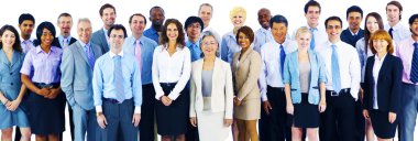 Kendine güvenen iş işçi