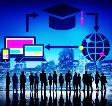 İş Adamlarının Silüetleri