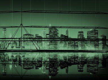 Güzel modern cityscape