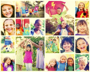 Çocuk Aile zevk, rahat kavramı