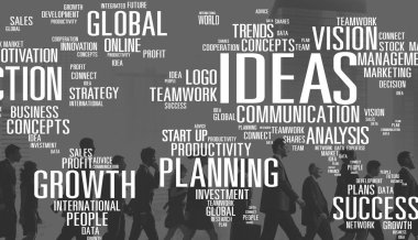 İş adamları ve ekip çalışması