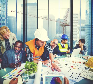 Grup mimarın kavramı beyin fırtınası