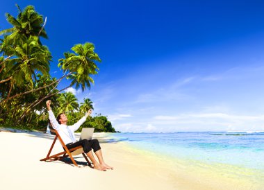 İşadamı tatil kavramı