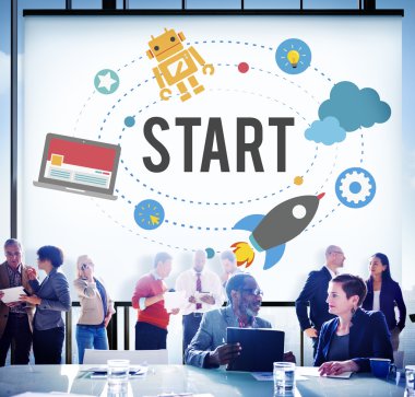 Toplantıdaki iş adamları 