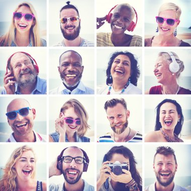 Arkadaşlar portre beraberlik kavramı