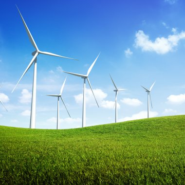 Yeşil elektrik türbinleri