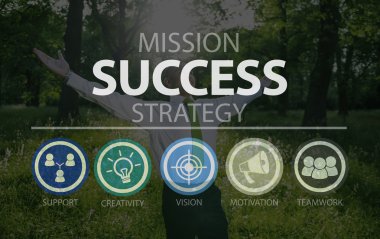 Başarı stratejisi simgeler