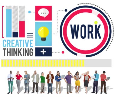 iş takım ayakta birlikte