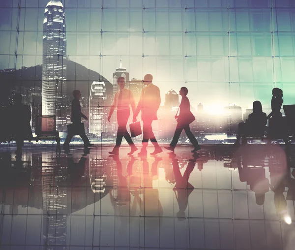 Business People walking — Stock Photo, Image