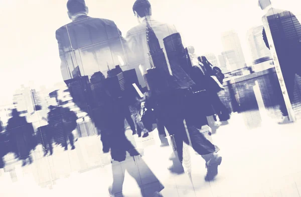 Business People Walking on Street — Stock Photo, Image