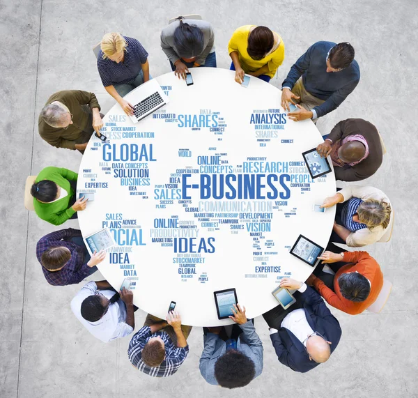 E-Business Global Business Concept — Stock Photo, Image