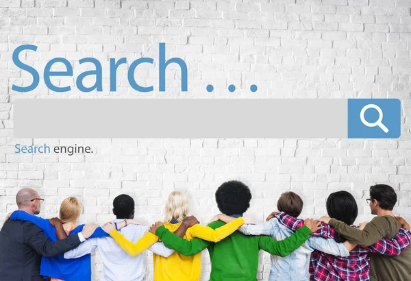Internet Search Engine koncept — Stockfoto