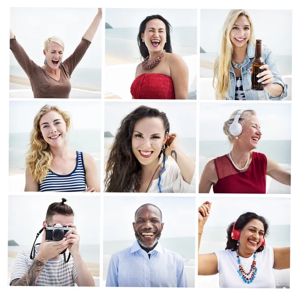 Freunde porträtieren Zusammengehörigkeitskonzept — Stockfoto