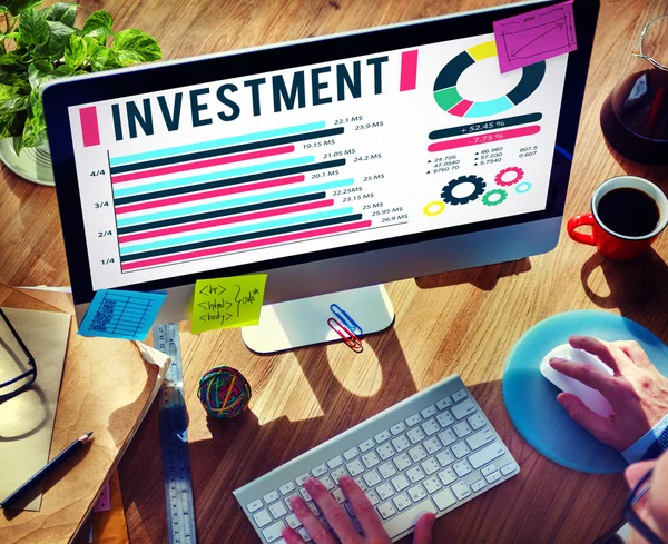 Finanzierungskonzept für Investitionen — Stockfoto