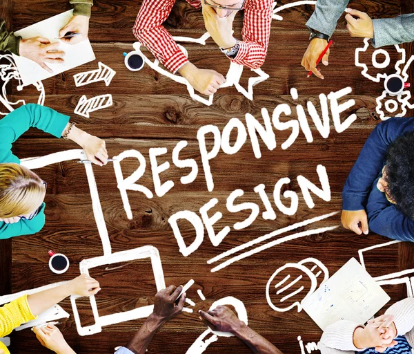 Responsive Design, Quality Analytics Concept — Stock Photo, Image